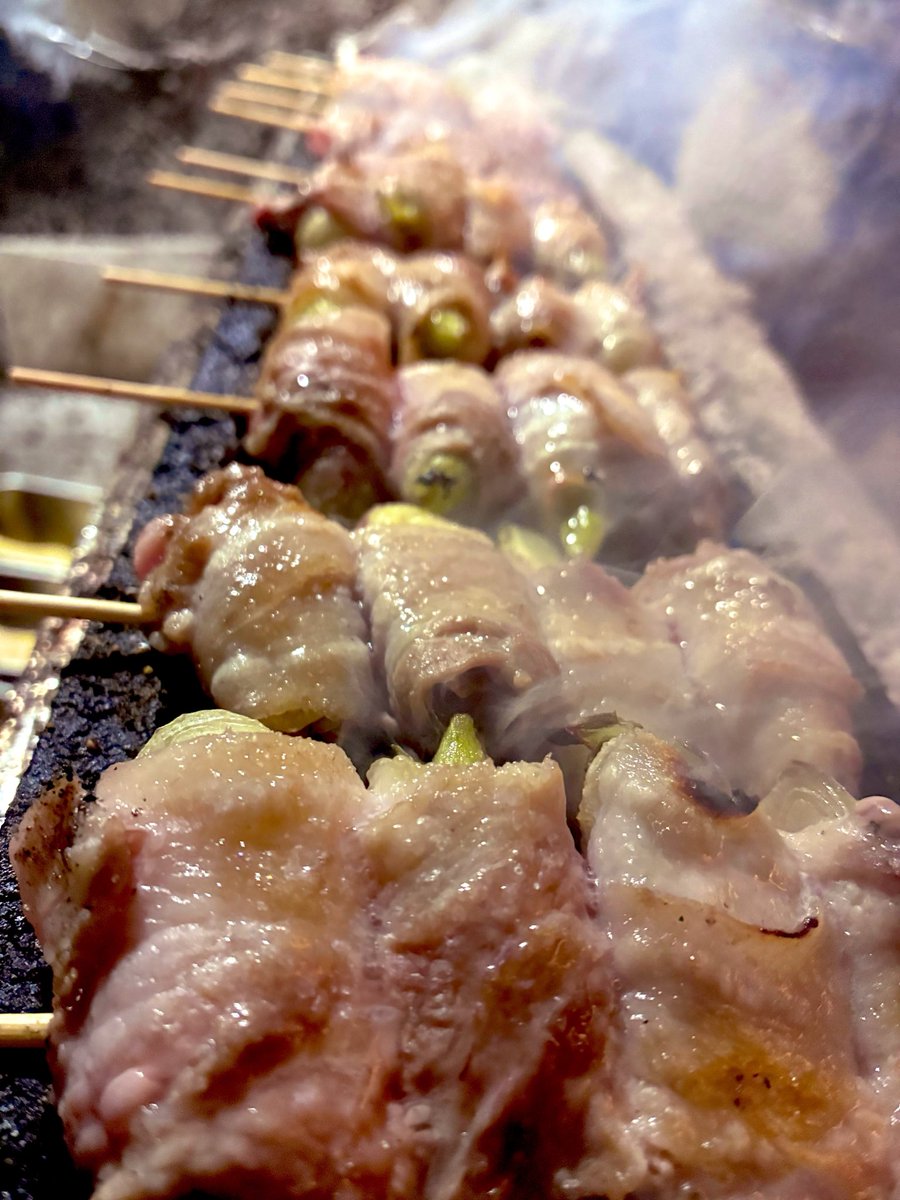 yakitontaiki's tweet photo. 今日は茗荷の肉巻きは串！！
うまいよ😋 https://t.co/wQh9du0TYZ