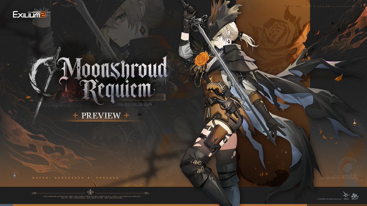 EXILIUMGL's tweet photo. Dear Commanders, 
We will bring you an overview of the updates on 8/6.
 
Time-Limited Events 
■[Moonshroud Requiem]
During the Time-Limited Event [Moonshroud Requiem], Commanders can receive generous rewards including [Collapse Pieces], [Targeted Access Permissions], [Targeting Calibration Chips] by participating in event Game Modes.
▸Event Duration:
2026/8/6 9:00 ~ 2026/8/26 18:59 (GMT+0)
The event shop exchange will expire at 2026/9/2 18:59 (GMT+0)
 
■[Voyage Logs]
▸Event Duration:
2026/8/6 09:00 ~ 2026/8/26 04:59 (GMT+0)
 
■[Simulation Exercise]
During the event, clear event stages to obtain generous rewards such as [Collapse Pieces], [Basic Info Cores], and [Common Key - Eruption in Vigilance].
▸Event Duration:
2026/8/12 05:00 ~ 2026/8/26 04:59 (GMT+0)
 
■[Intelligence Supplies]
During the event, log in to the game at the corresponding time to receive [Intelligence Puzzles] daily.
▸Event Duration:
2026/8/14 05:00 ~ 2026/8/19 04:59 (GMT+0)
 
■[Para Bellum]
During the event, sign in for a cumulative seven days to obtain [Collapse Piece ×700], [Next-Gen Memory Stick ×14], [Transcription Conductor IV ×10], [Transcription Conductor III ×20], [Transcription Conductor II ×20], [Transcription Conductor I ×20].
▸Event Duration:
2026/8/19 05:00 ~ 2026/9/2 04:59 (GMT+0)
 
■[Neural Survey - Fission]
During the event, rewards from [Neural Survey] are increased by 100%.
▸Event Duration:
2026/8/20 05:00 ~ 2026/8/26 04:59(GMT+0)
 
■[Kalinyan's Commissions]
During the event, participate in the Event Game Mode to receive generous rewards including [Collapse Pieces] and [Basic Info Cores].
▸Event Duration:
2026/8/22 05:00 ~ 2026/9/5 04:59 (GMT+0)
-----------------------
Recruitment
■Targeted Procurement Event | Sextans
The drop rate for the Elite Doll [Sextans] is increased in the Targeted Procurement!
■Military Upgrade | Twilight Rose
The drop rate for the Elite Weapon [Twilight Rose] is increased in the Military Upgrade
▸Duration: 
2026/8/6 9:00 ~ 2026/8/26 18:59 (GMT+0)
 
■Targeted Procurement Event | Phaetusa
The drop rate for the Elite Doll [Phaetusa] is increased in the Targeted Procurement!
■Military Upgrade | Cause and Effect
The drop rate for the Elite Weapon [Cause and Effect] is increased in the Military Upgrade
▸Duration: 
2026/8/6 9:00 ~ 2026/8/26 18:59 (GMT+0)
 
■Targeted Procurement Event | Ullrid
The drop rate for the Elite Doll [Ullrid] is increased in the Targeted Procurement!
■Military Upgrade | Rectrix
The drop rate for the Elite Weapon [Rectrix] is increased in the Military Upgrade
▸Duration: 
2026/8/6 9:00 ~ 2026/8/26 18:59 (GMT+0)
-----------------------
Outfit Boutique
■Sextans's Outfit | Nocte Bewitchment
Brand-new outfit on a limited-time discount in the Outfit Boutique.
▸Discount Duration:
2026/8/6 9:00 ~ 2026/8/26 18:59 (GMT+0)
-----------------------
Notes:
※ Please fully exit the game and re-enter after the update is applied to receive the new patch contents. If the event does not open properly, please restart the game.
※ If commanders have any questions, don't hesitate to contact us via the Customer Service Center in the game or staff in our official community.