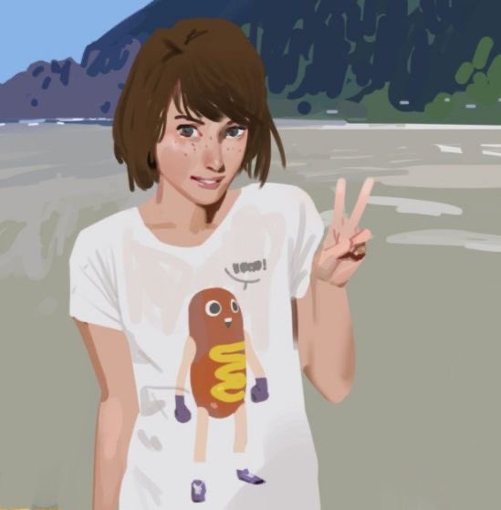 dippindotsyay's tweet photo. she’s like: hi i’m max and im the cutest girl ever look at my cute hotdog shirt and my peace sign like hi ☺️☺️☺️☺️☺️☺️ i have freckles https://t.co/CBN2AMs8So