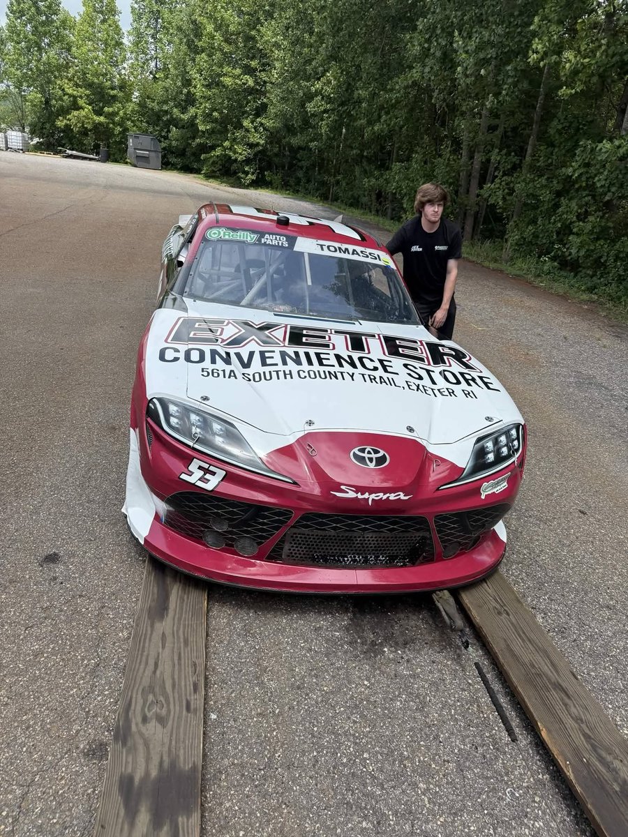 AiChiefRacing's tweet photo. 🏁 HOLY SH*T... AI CHIEF IS GOING NASCAR!! 🏁
LOOK AT THAT B-POST.
Chiefs community is represented on the #53 Toyota Supra competing this Saturday at Iowa Speedway in the O'Reilly Series!
LET'S GO GET 'EM, TYLER!!!
#aichief #NASCAR #tylertomassi #oreillyautoparts #iowaspeedway https://t.co/yHuwPodg5x