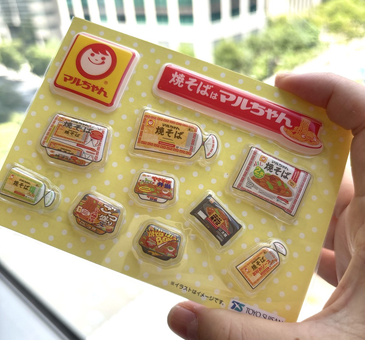 toyosuisan_jp's tweet photo. ちょっとしか作ってないみたいですが、イベント用のぷっくりシールをもらいました😊

どの商品のシールがかわいいですか？ https://t.co/dPIctAG6MA