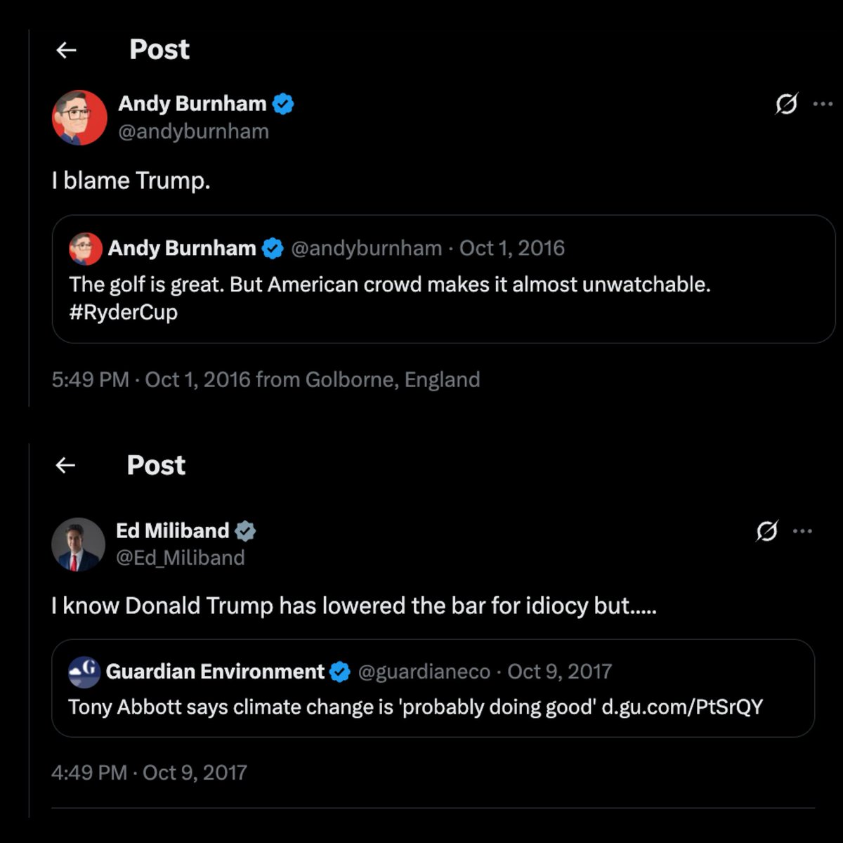 McBrideLawNYC's tweet photo. The UK's new Prime Minister and his Foreign Secretary are two Trump hating lunatics that despise the USA and Free Speech.

Andrew and Tristan Tate spend their days mercilessly mocking these two morons while telling the world why Trump is the GOAT.

Free Andrew &amp; Tristan Tate. https://t.co/7qhxwy1agB