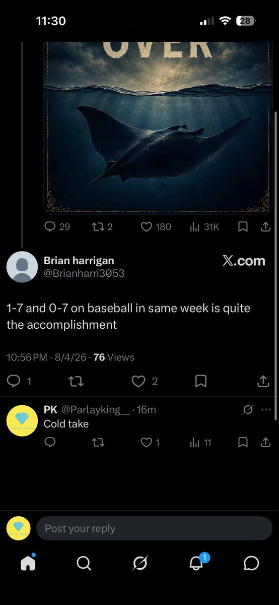 Parlayking__'s tweet photo. @Brianharri3053 @BeatinTheBookie You define what Twitter is https://t.co/fUsJuvLNRB