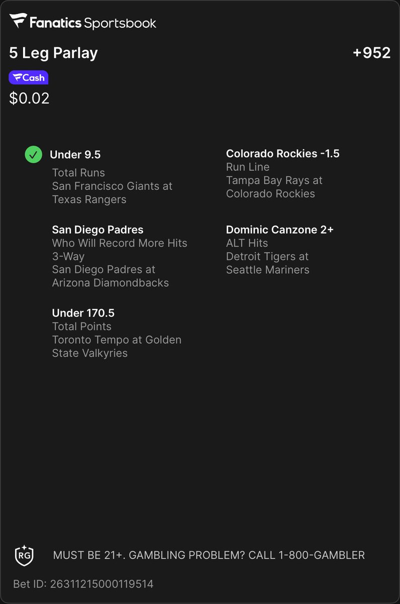 taypez83's tweet photo. A friend shared a bet with you on Fanatics Sportsbook. Tap the link to view and copy their bet. Don't forget, you earn FanCash on your bets. New to Fanatics? Claim your welcome bonus. Must be 21+. Terms apply.
https://t.co/JwTR6uUDP1 https://t.co/wPHrYo49dm