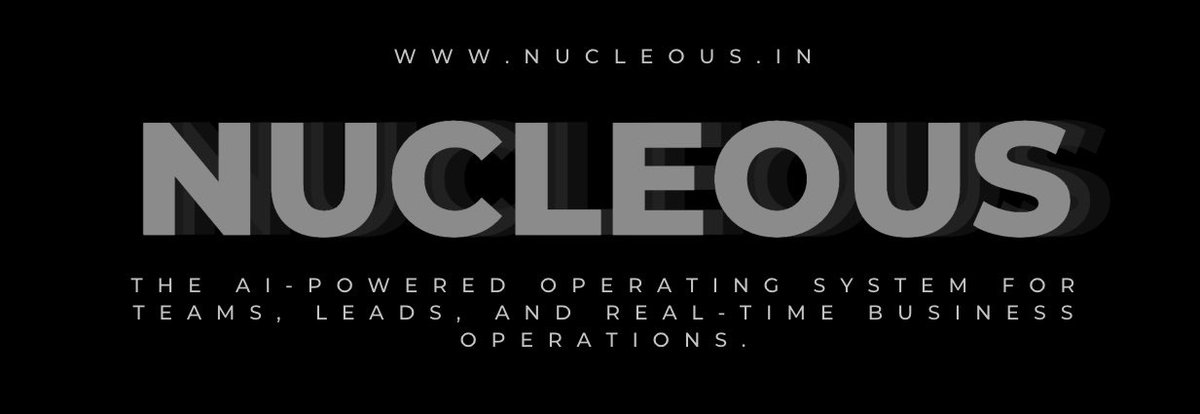 Nucleous_in's tweet photo. Your business deserves better than scattered WhatsApp chats and messy spreadsheets. Manage leads, tasks, and your entire team from one AI-powered workspace with Nucleous.
https://t.co/ksOamXa8Zo
#Nucleous #LeadManagement #CRM #BusinessOperations #Sales #SaaS #AI #teammanagement https://t.co/j4b3p1EbMR