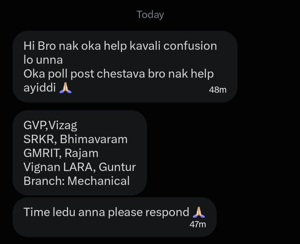 EpicCmntsTelugu's tweet photo. Help him, guys.

I'm attaching a poll in the comments. https://t.co/fwj93H5KAm