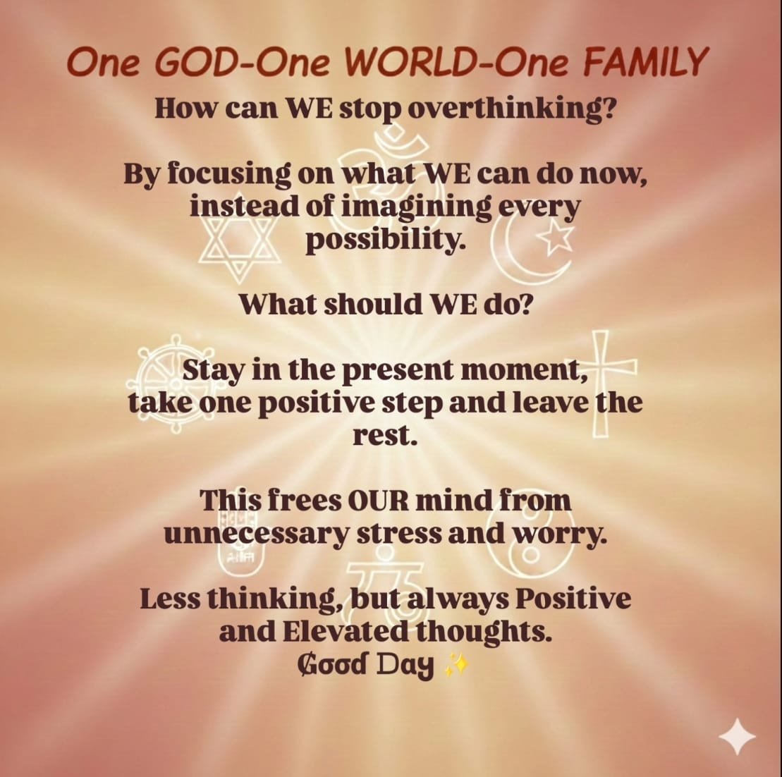 dilippoddar's tweet photo. #onegod #positivethinking #spritualıty #brahmakumaris #elevatedthinking #God #oneworld #onefamily #positivemessages https://t.co/NMuniyJr48