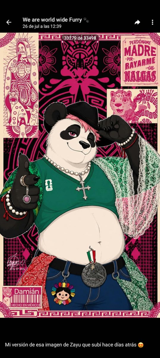 Garrsshi's tweet photo. La original/un pendejo todo naco y estúpido jeotudo arrabalero nadaqueveriento que agarra trabajo ajeno, lo pasa x IA y ahora para poner la mierda que tiene de fursona y todavía se atreve a ponerle firma, pendejo https://t.co/0yPQRDeh41