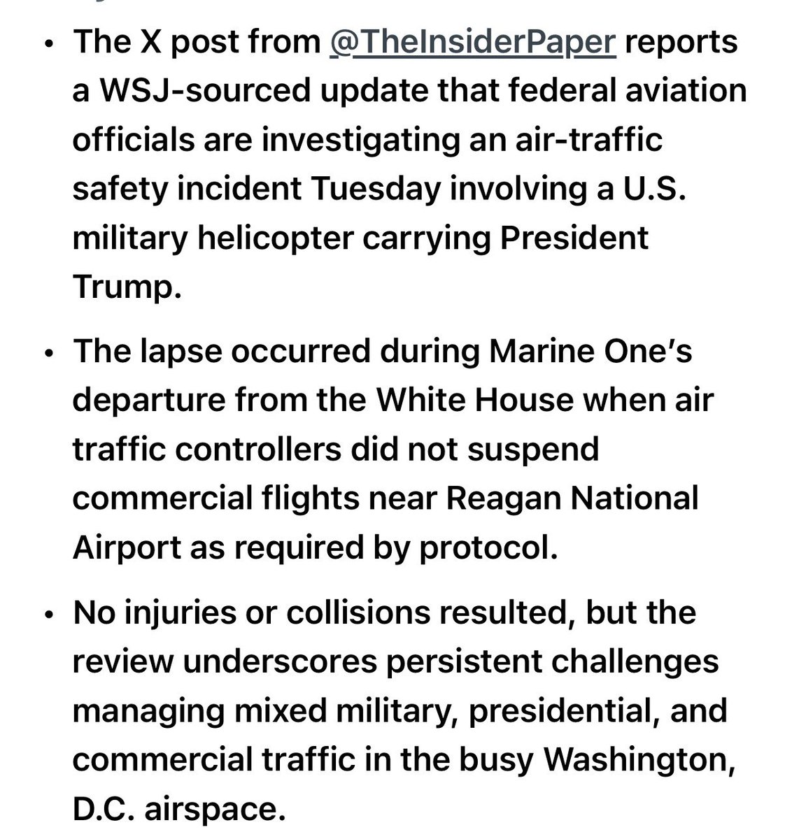 truestormyjoe's tweet photo. DJT
Helicopter 
Reagan Airport
Air Traffic Lapse 

Can we seed this any harder?

@RealAbs1776 https://t.co/gp0esv1P6X