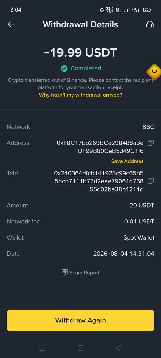JibonSaha1232's tweet photo. @BitMartExchange @BitMartExchange I was not aware of this, so I accidentally deposited $20, but it hasn't been added to my account. What should I do now? https://t.co/YtJegB1cvM