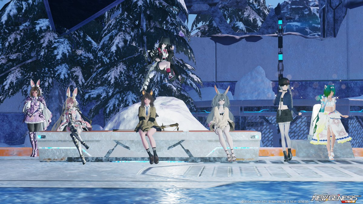 yuuki_ngs's tweet photo. みんなでまったりのんびり

#PSO2NGS_SS 
#メンテの日なのでssを貼る https://t.co/NDPMBQ9PcC