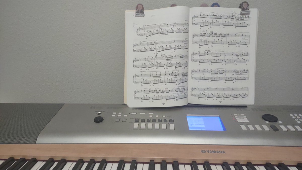 king_haddock's tweet photo. If I avoid the music I'm supposed to be working on (church music) to play other music (pieces I'd learned back in high school), does it really count as #pracrastinating? https://t.co/VfEcdg1qU2