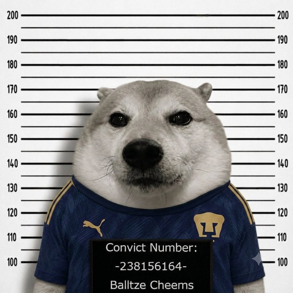 elcheemsdepumas's tweet photo. Encierrenme, mi crimen es seguir este amor incondicional a los #pumas https://t.co/ALbxPqo8mX