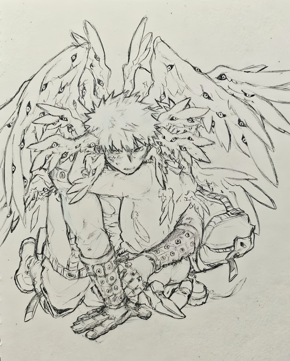SuCaNa_k5's tweet photo. #myart #bkdk #katsuizu #勝出 #bakudeku
🧡💚💥🥦
If Katsuki had cursed angel wings, he would guard his little angel more fiercely than any treasure. This idea comes from that Bakugo figure—pretty cool, right? https://t.co/n4boH5Wpyf