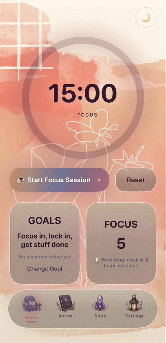 The_CozyDev's tweet photo. What’s one tiny thing an app does that instantly makes you feel calmer?

Mine is when the timer doesn’t scream at you when it ends…

it just gently fades.

Curious what yours is ☕️ https://t.co/uJltkGGqNV