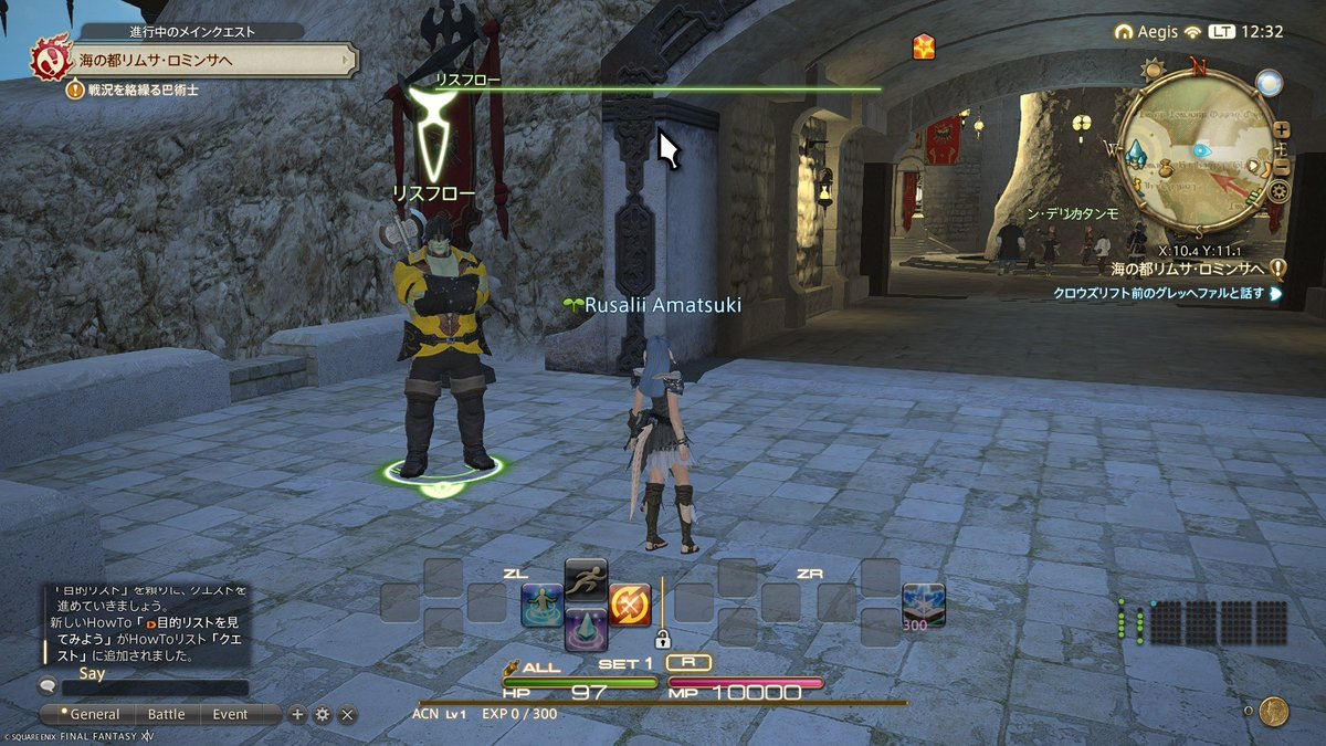 Rusalii04's tweet photo. Elemental/Aegisでプレイ開始！
#FF14 https://t.co/dTKy3r6nE9