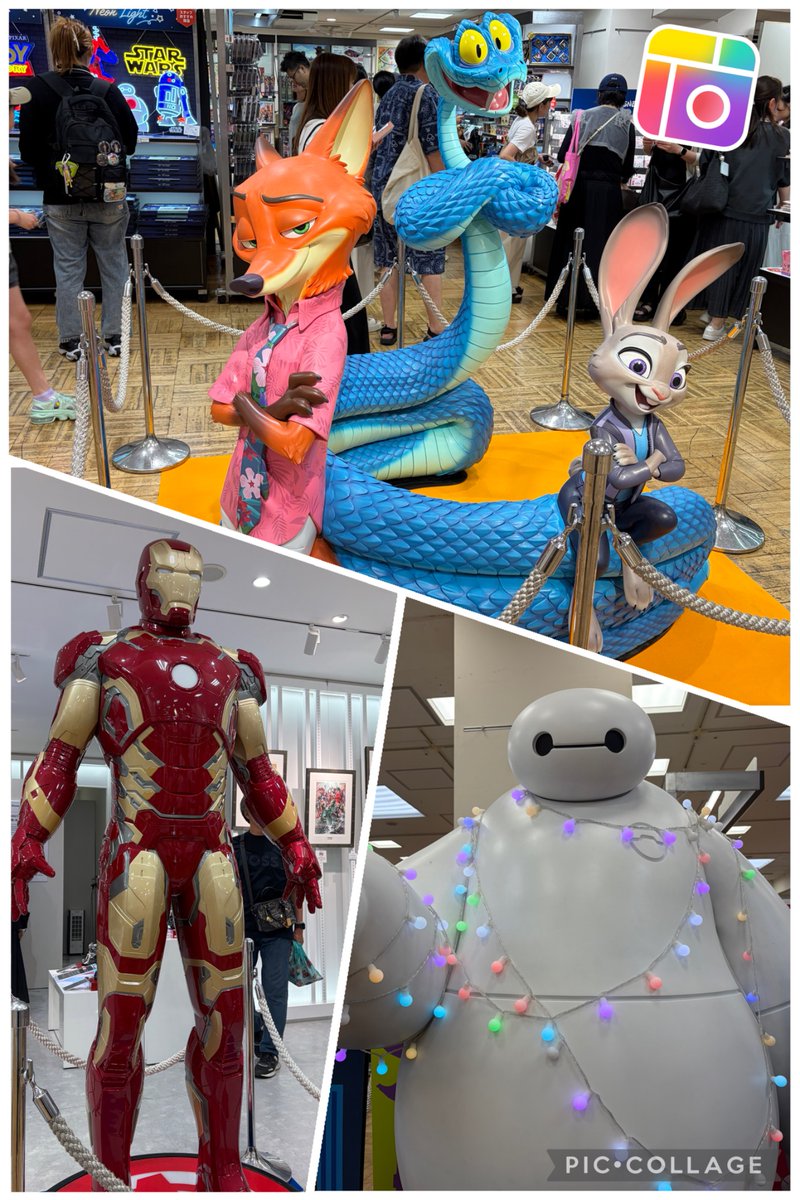 mezon_piyo's tweet photo. 日本橋三越のディズニーの催事、初日ってこともあったのか人がすごかった…！
行った時にはマンドーのちょっこりさんはお目見え叶わず…！😭

5階で別でSW&amp;marvelのポップアップもやっててそちらも盛況だった！
多分もう速攻品切れしたグッズとかあったんだろな…って感じ😢 https://t.co/havUg4kqT0