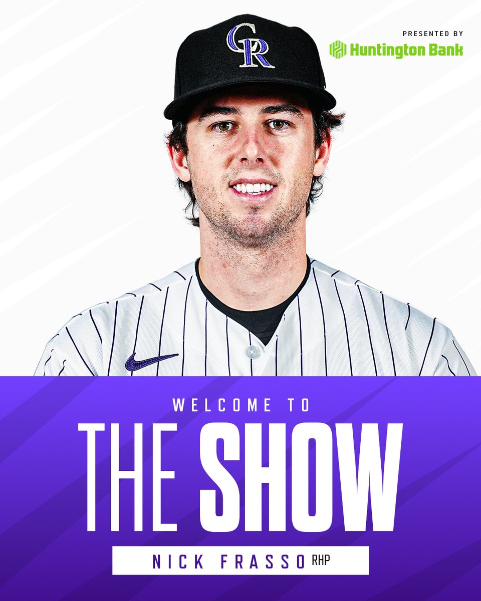 Rockies's tweet photo. Welcome to the Show, Nick! https://t.co/1U13QioOcN