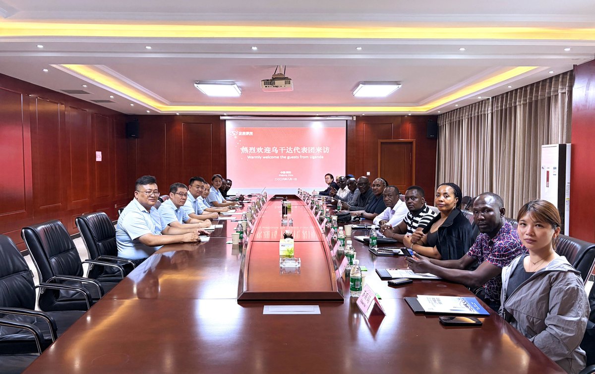 BusChina41900's tweet photo. On August 1, a high-level Ugandan government-enterprise delegation, including parliament members, Education Ministry officials and transport industry alliance leaders, visited Shaolin Bus in China for an in-depth inspection. https://t.co/VMZOjbjqn8