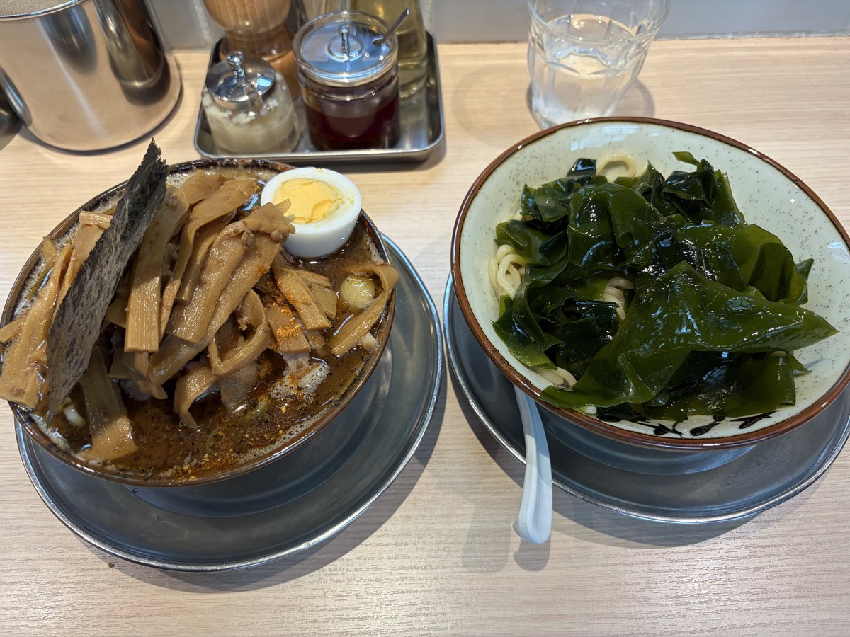 Sabronight's tweet photo. 久しぶりにつけ麺
メンマがぁ https://t.co/BaGZg5C6p0