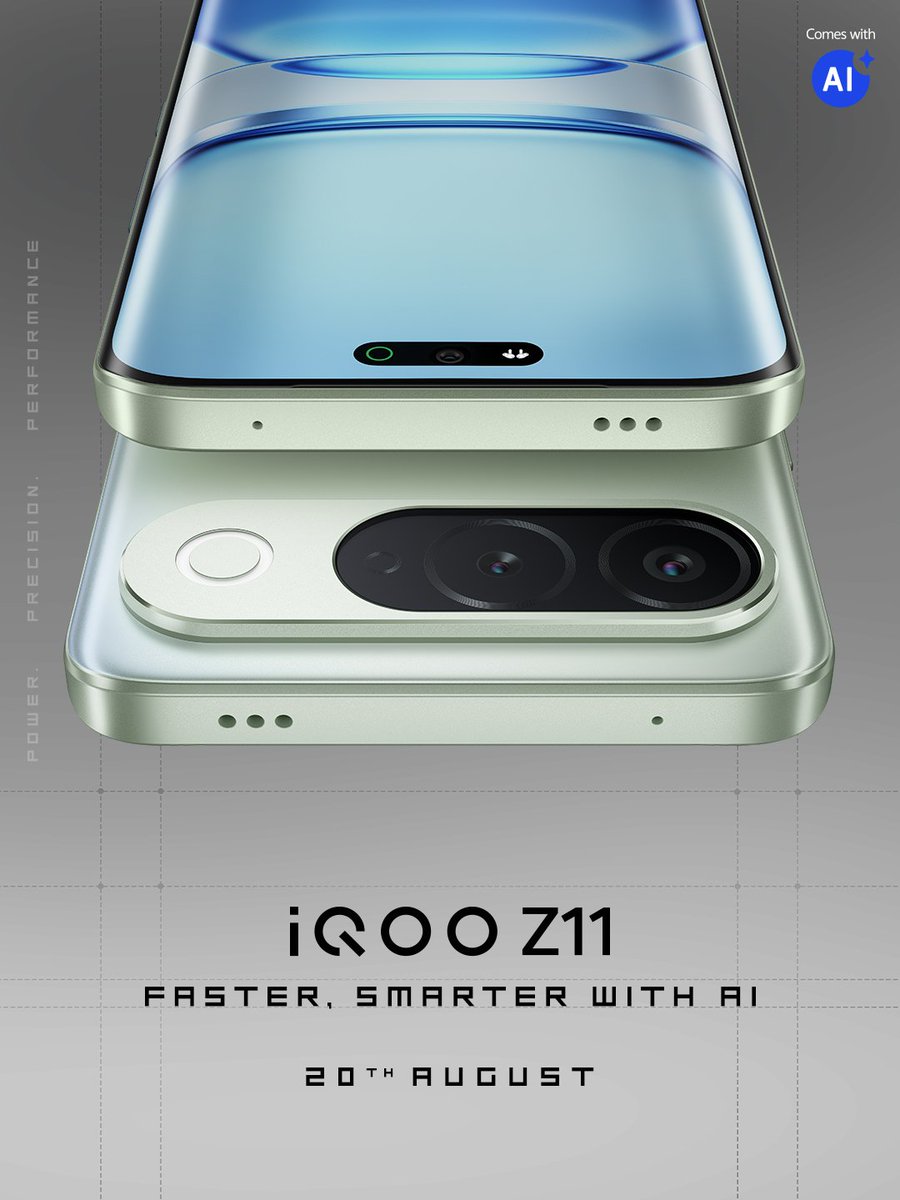 stufflistings's tweet photo. iQOO Z11 - August 20th. https://t.co/fH2pmVKprX