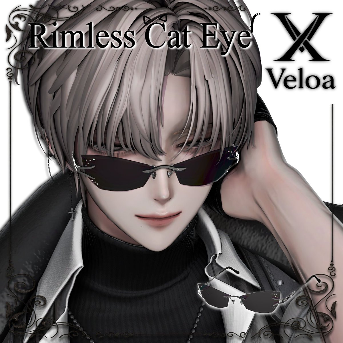 Veloa_VRchat's tweet photo. 🎁 RPキャンペーン START！

新作リムレス眼鏡
【Rimles Cat Eye】発売記念RPキャンペーンを開始します！
参加方法
・このポストをRP
・@Veloa_VRChat をフォロー

抽選で5名様にプレゼント🎁
明日8/6(木) 16:30に終了いたします！
ぜひご参加ください！
https://t.co/CIoVsoUrXS https://t.co/jrSBrMVxCT