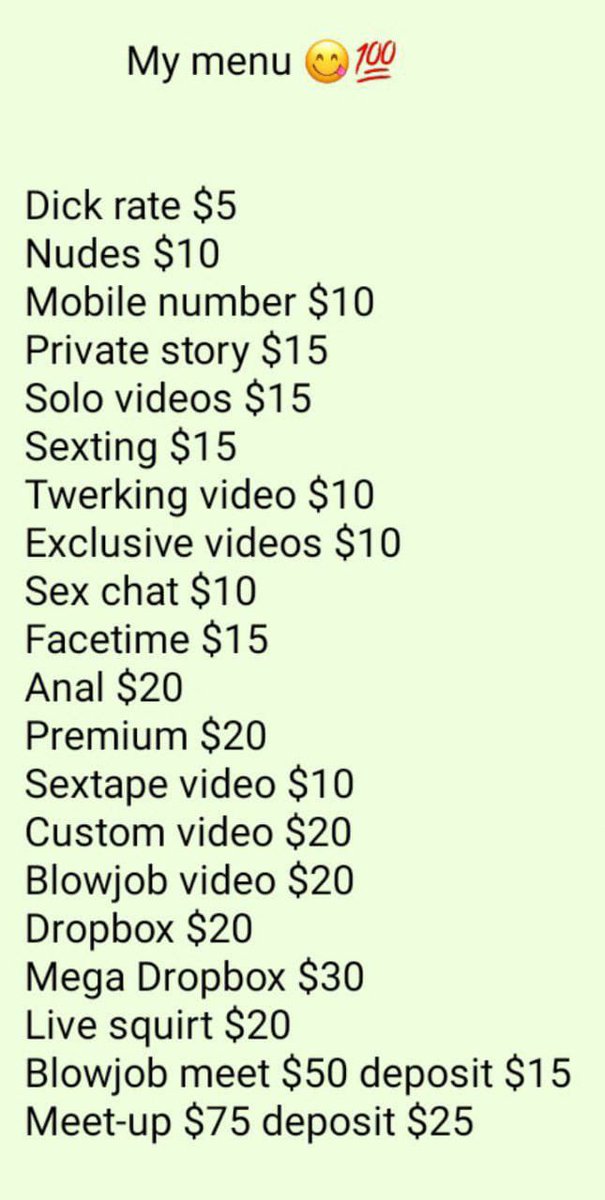 Jaileen4z's tweet photo. Dm me directly for more info�� https://t.co/5FMG2IvYb2
