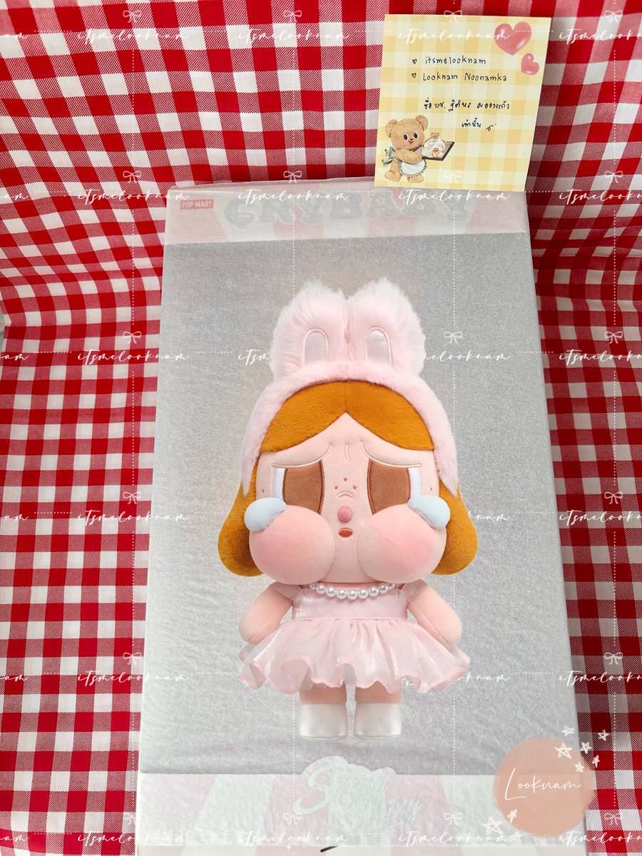 itsmelooknam1's tweet photo. 💗 Crybaby Shiny Plush Doll (Pink) ของใหม่ ยังไม่แกะกระดาษห่อ

Sale‼️
นัดรับ 990
จัดส่ง 1050 (น้องกล่องใหญ่)

📦 นัดรับ BTS, MRT ได้

สนใจ dm ❌ ไม่แอดไลน์ทุกกรณี ❌

#ตลาดนัดCrybaby #Crybaby #ตลาดนัดPopmart #ตลาดนัดกล่องสุ่ม #กล่องสุ่มPopmart #ตลาดนัดArttoy https://t.co/ngFbFb9hy9