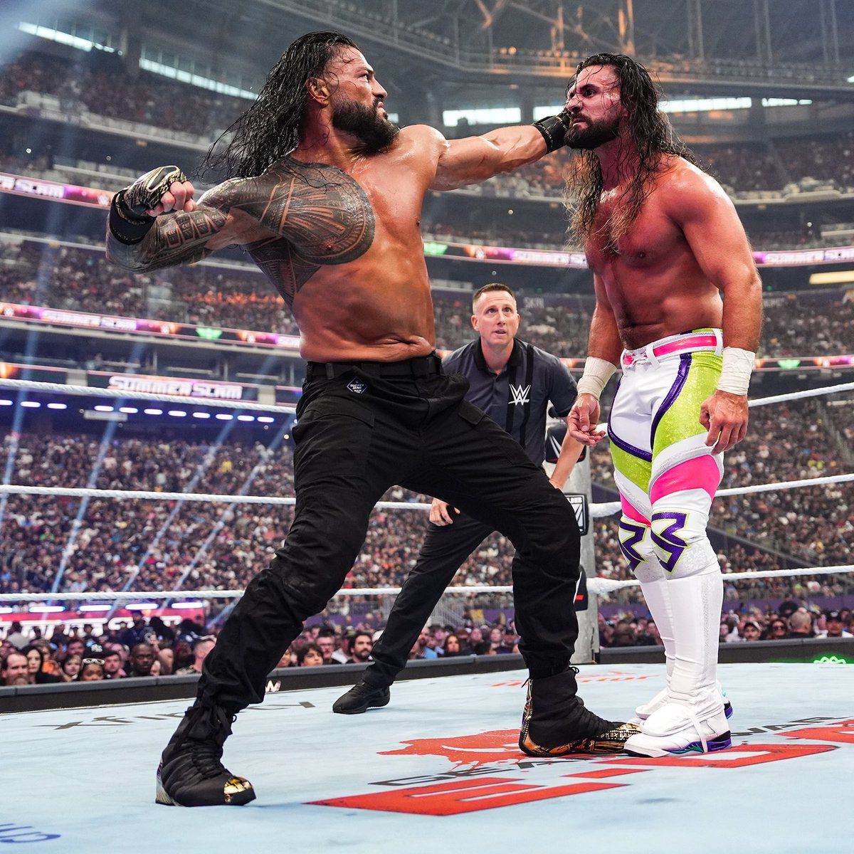 TiersAboveGod's tweet photo. A different war. And that left me and Seth.
Two of us. Standing in the ashes of what used to be The Shield. And you know what we did? We held it down. 

When it got hard… we didn’t run. We didn’t quit. We carried this company on our backs. Night after night. https://t.co/s96tQyrBb9