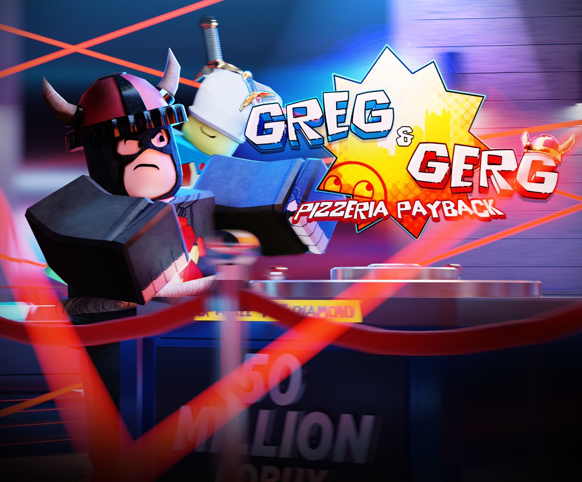 Bloximator's tweet photo. “Psst! Did you get it?”
Greg & Gerg: Pizzeria Payback premieres in 6 DAYS!
#roblox #robloxanimation #gregandgerg