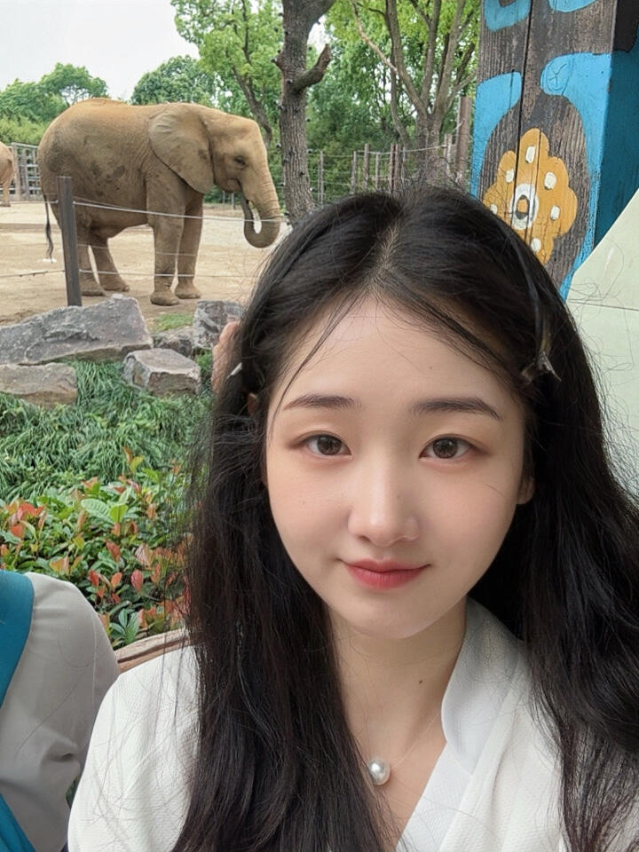 CreamHush's tweet photo. Summer zoo buzzing with life, elephants moving in the back, bushes green and full. White shirt softening the whole scene. Slow steps, quick snaps, simple and healing bits of a day out, ordinary but somehow the ones you never want to delete 🐘🌿🤍 https://t.co/zsBbWJDe6r