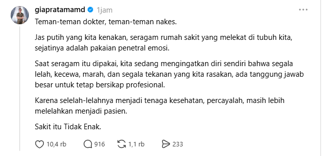 justjelljess's tweet photo. dokter gia adem banget https://t.co/uSntS6EVUU