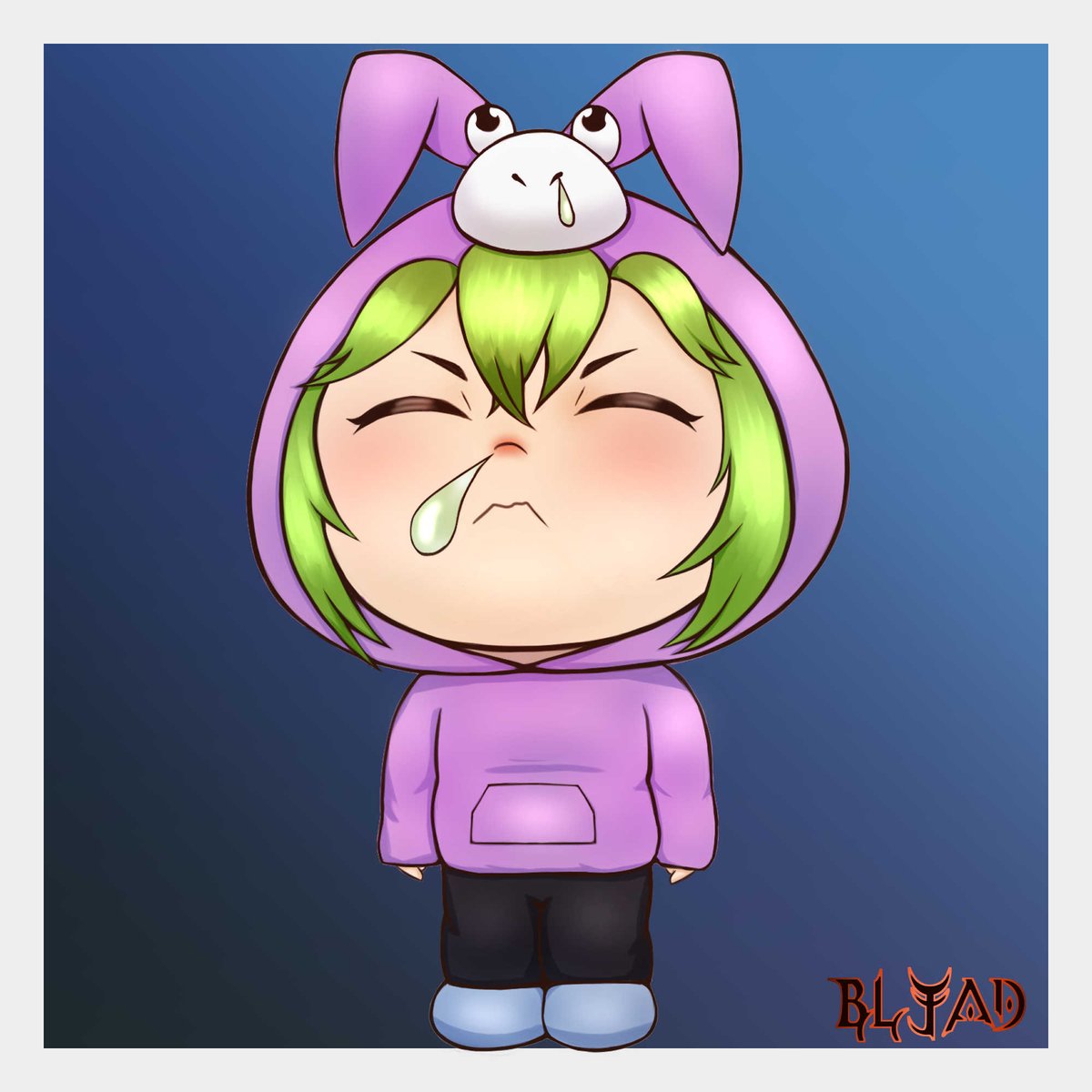 Blyad0815's tweet photo. la @RyumiVT desde que llego a Bogotá 🤣💚
#ryumiart https://t.co/lGDLXAOXTw