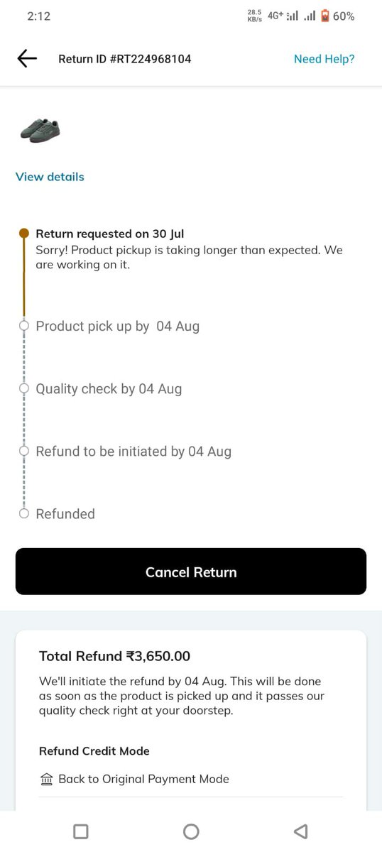 jagdishbhakar22's tweet photo. Order ID: FN9271803131
@AJIOLife
@AjioCares
#Noreturnpickup

#Norefund

#badqulityproduct

#onlinemarketing

#ConsumerRights
#GOVTOFINDIA

It was a product very bad and no return pickup and ajio very bad service in online marketing need help consumer care....
@jagograhakjago https://t.co/8RAywwnIRb