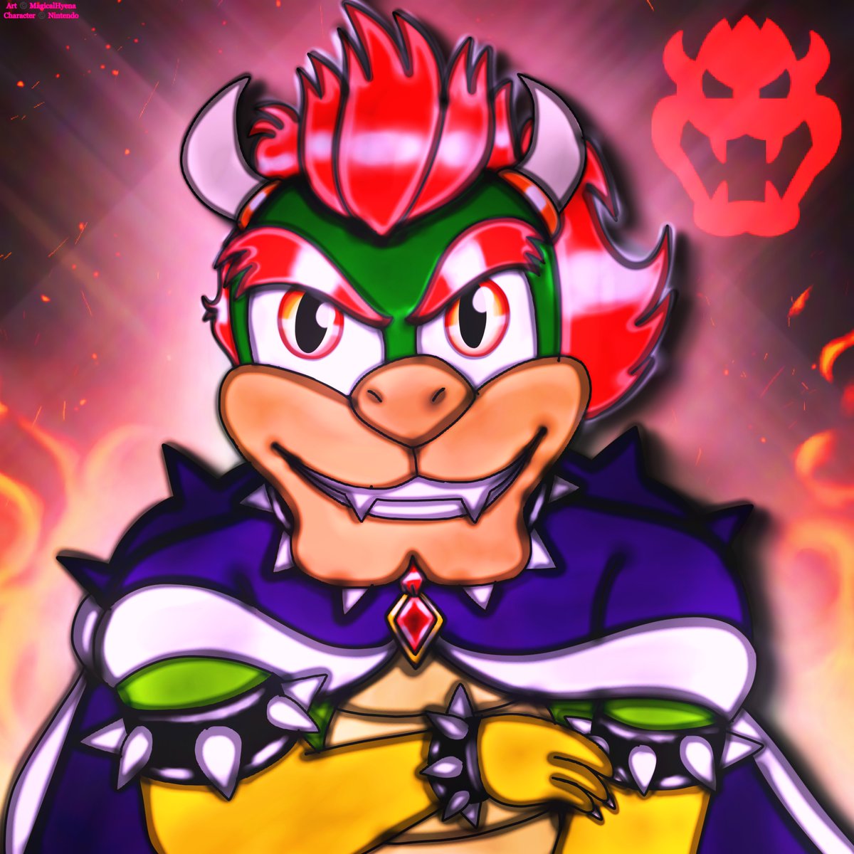 MHFanArtist2005's tweet photo. ❤️ Koopa Week 2026 Day 1 - Bowser Koopa 🔥
Here’s day 1 for Koopa Week 2026! ❤️🔥
I hope y’all like it! ✨⭐️
⚜️❤️🧡💛💚🩵💙💜🩷💖💝⚜️
Art ©️ Me.
Character ©️ Nintendo
⚠️ Please don’t use my art without permission.
#myart
#supermariobros
#koopaweek2026
#bowserkoopa
#myau https://t.co/xzA7vF77IT