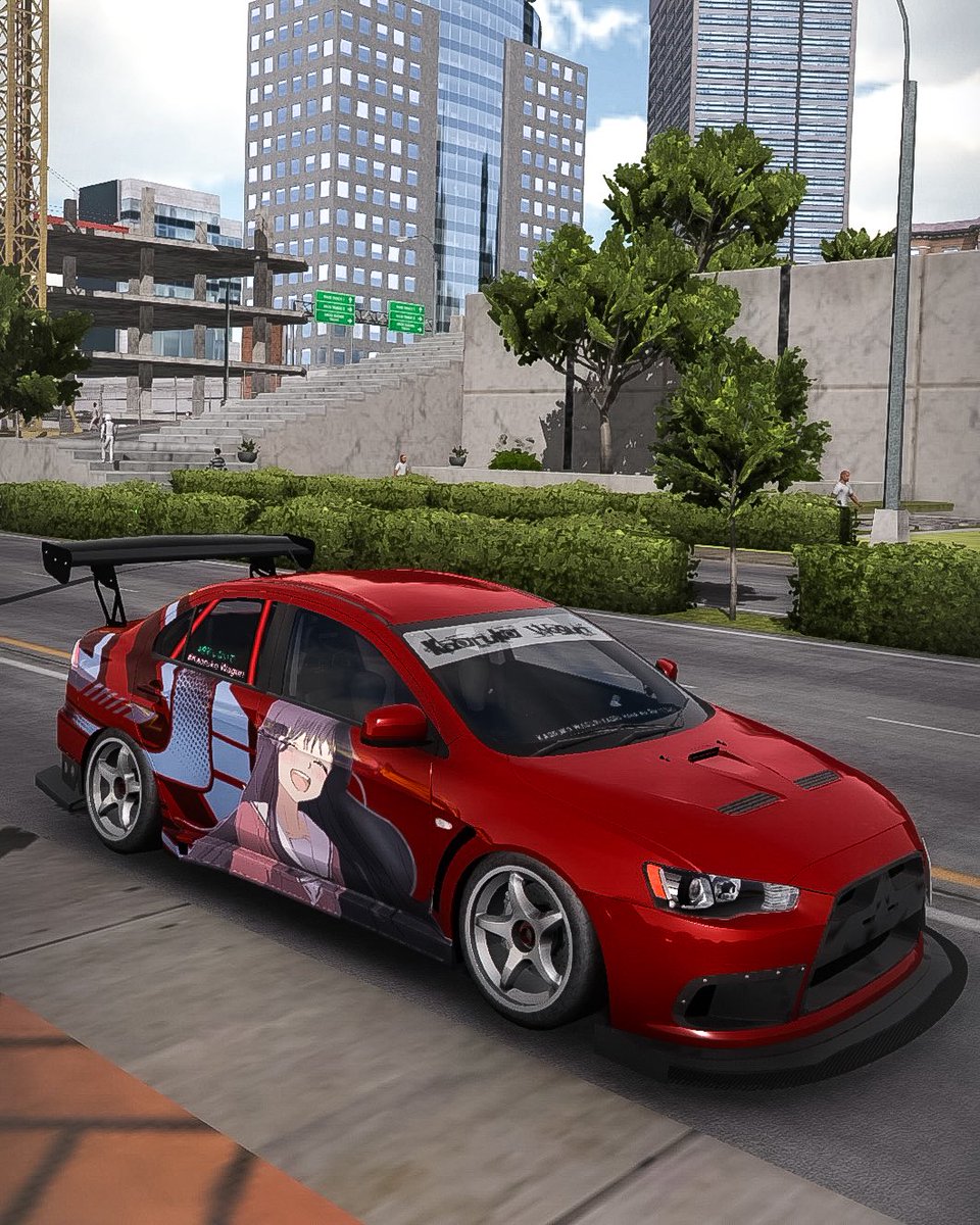 macpote_cpm's tweet photo. プレミアム未加入勢には痛車きついね
背景しょぼすぎて量産みたい😓
#カーパーキング https://t.co/AsROSTcmBr