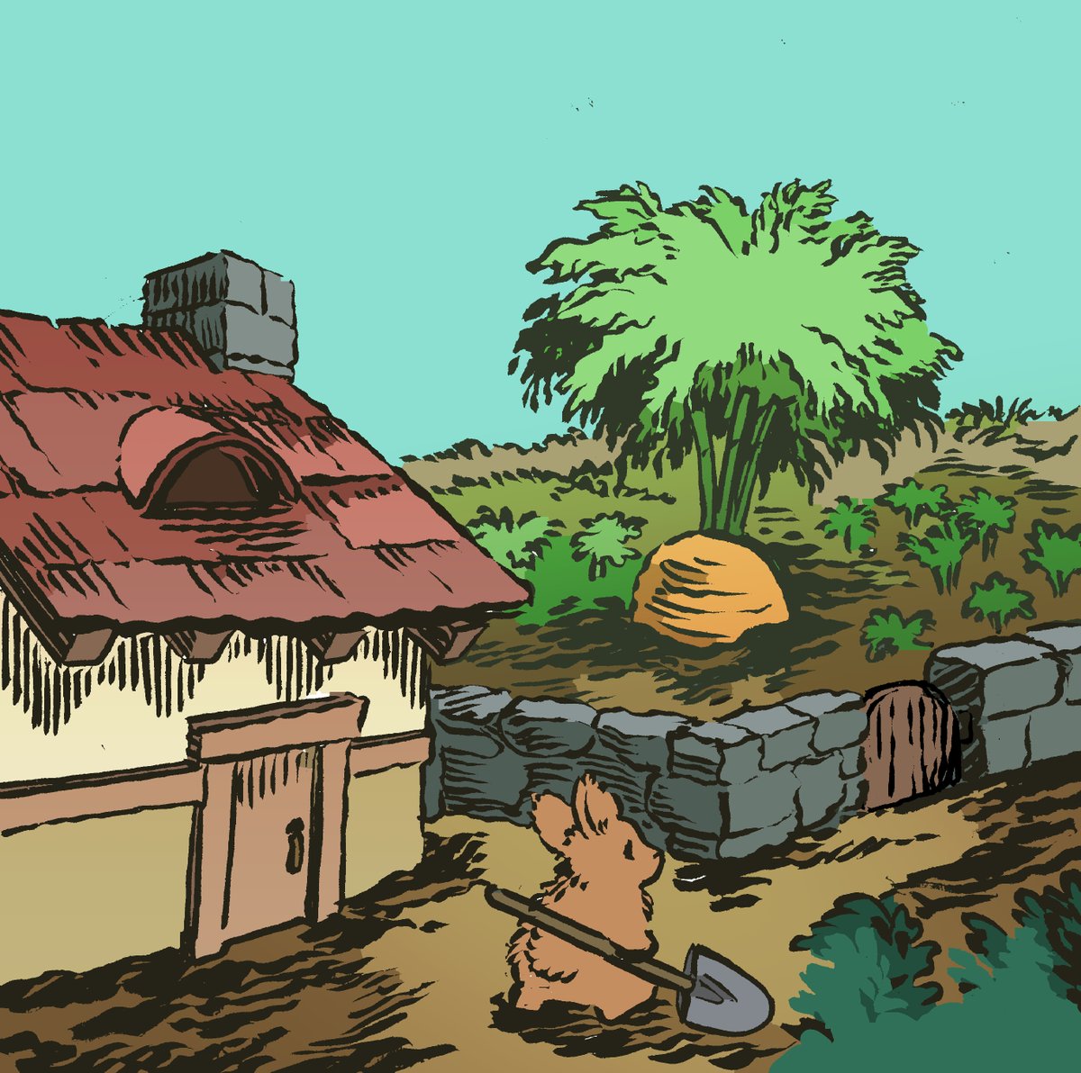willquinnart's tweet photo. Daily bunny no.3401 is ready to harvest https://t.co/E4KjDCv5ad