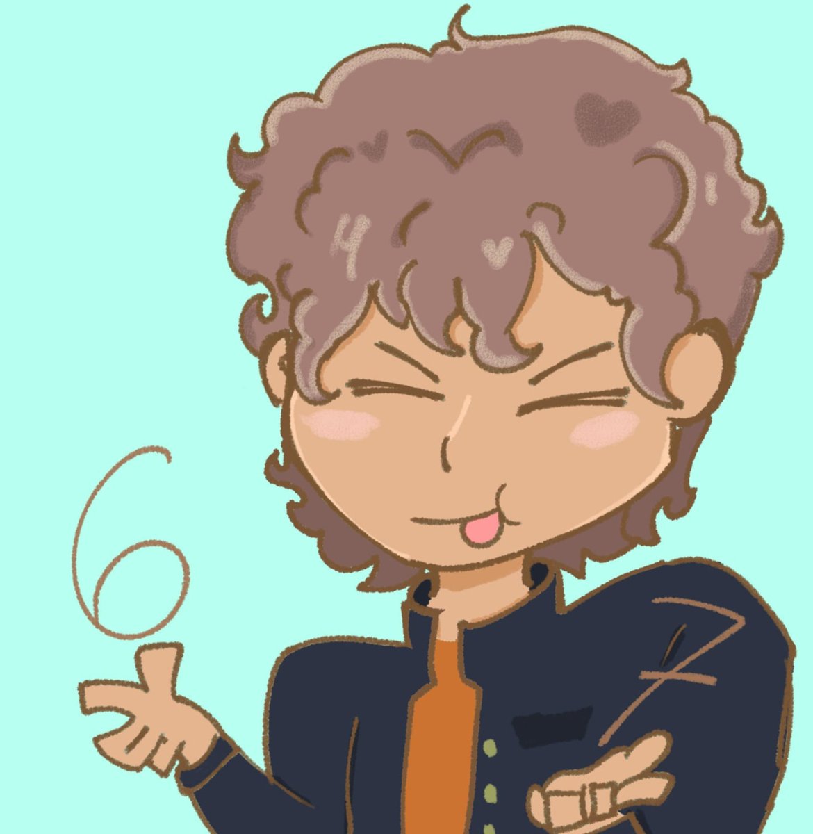 narumitos's tweet photo. @ant_comicss Thanks!!! your post made me drawn another hirose to train how to drawn curly/wavy hair 😭 (focus on the hair and ignore the rest.) https://t.co/RgIRg8hMsp