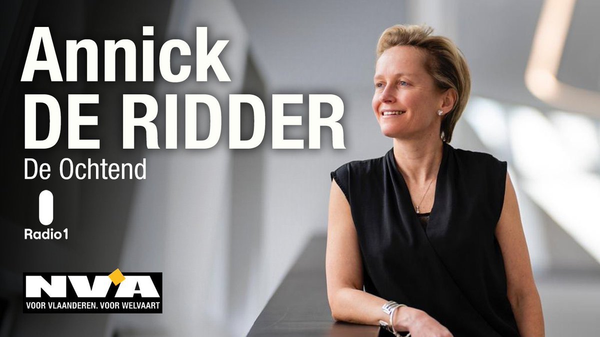 de_NVA's tweet photo. Luister om 8.40 uur op @radio1be naar Vlaams minister van Mobiliteit, Openbare Werken, Havens en Sport @AnnickDeRidder. #DeOchtend https://t.co/rBdTMgL7u9