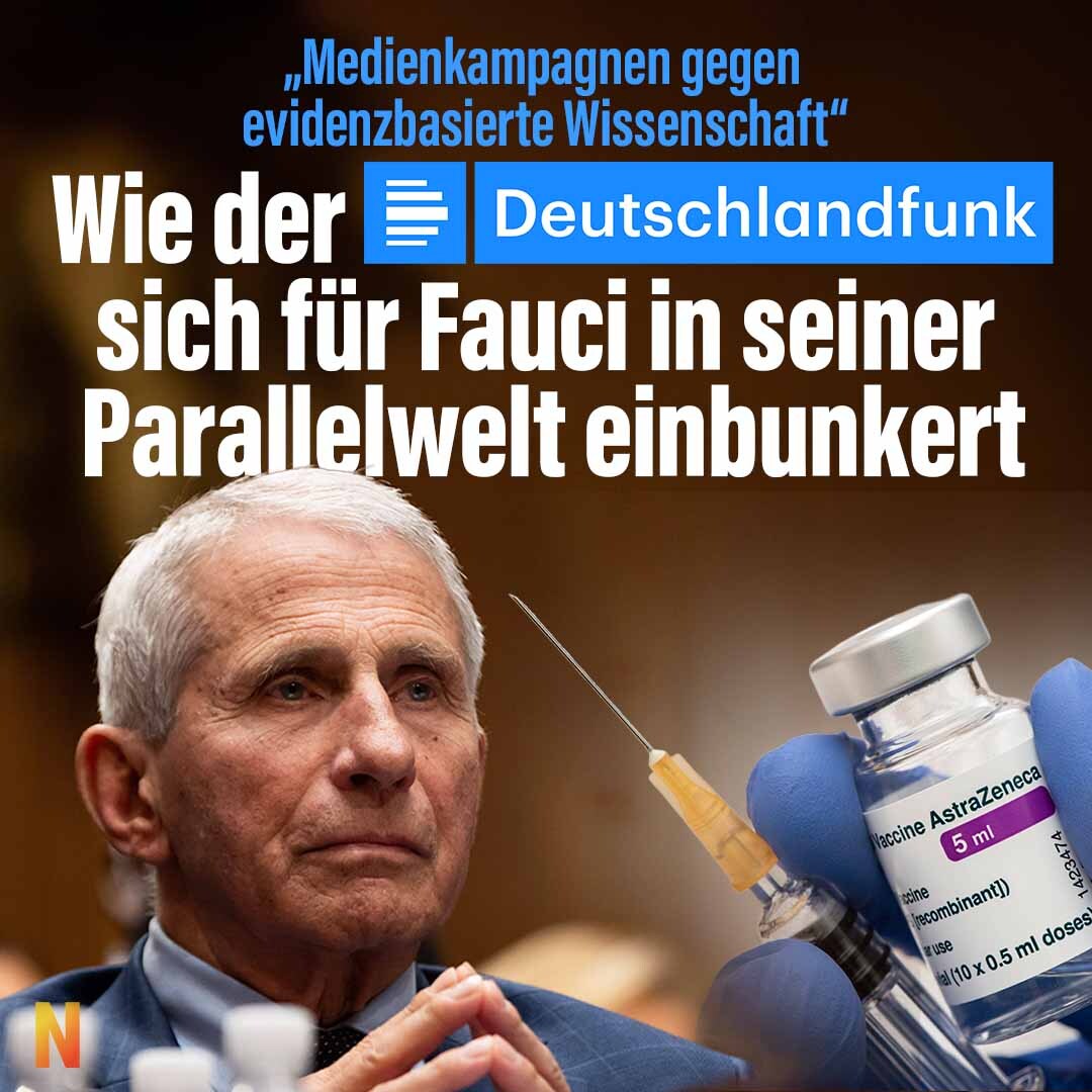 niusde_'s tweet photo. Während Anthony Fauci vor dem US-Senat Antworten verweigert und sein eigenes Tagebuch ihn belastet, erklärt das öffentlich-rechtliche Radio die Vorwürfe gegen ihn zu substanzlosen Manövern, ohne sich überhaupt mit den Tatsachen zu beschäftigen:
https://t.co/tQ7mwGhx8L https://t.co/vbDIqWTBF0