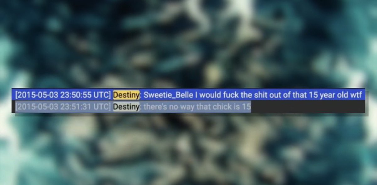 CynthiaWhatsUp's tweet photo. @NA95877035 @SimplySubstance Yeah, not only did he say that in the video, but his chat logs back it up https://t.co/WvYyZL7edJ