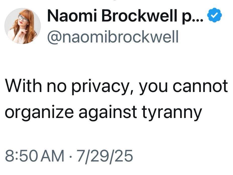 OrwellDay's tweet photo. Which is exactly why they are attacking our privacy. https://t.co/c6csiVsgk9