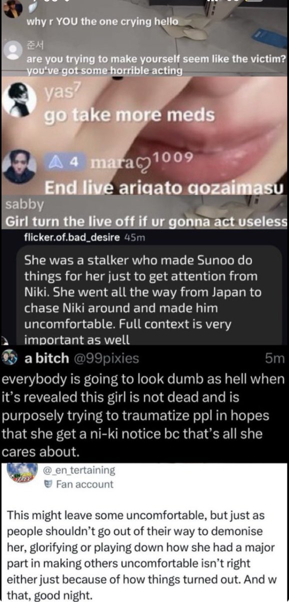 FeedHoon's tweet photo. cmt has many people and u are pointing on sh name without censoring talked about u are same with bully
there is people with heeseung profile also https://t.co/uFYdTObIJZ