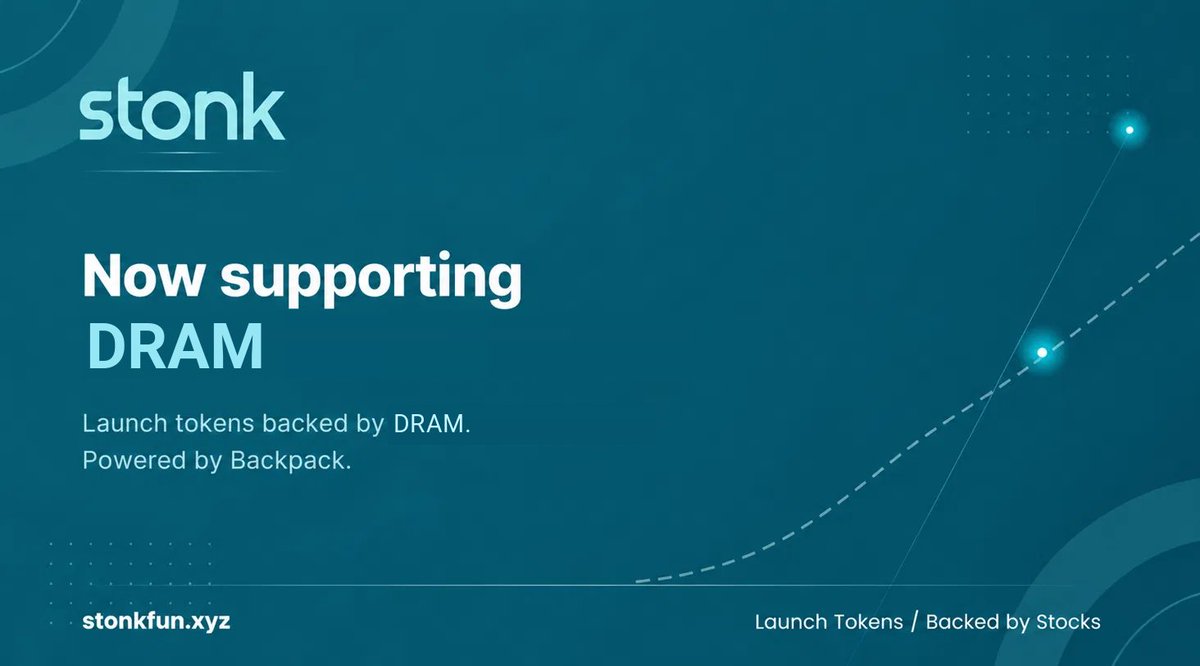LaunchOnSF's tweet photo. You can now launch coins paired with $DRAM (Memory ETF)

https://t.co/tscuFhIHFd https://t.co/0jxSAXTAzu