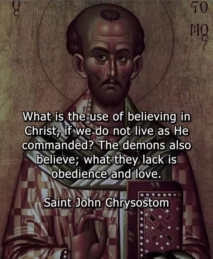 Nessus24's tweet photo. @JonesRE @5Solas Both excellent quotes and believing in our Lord and Savior Jesus Christ all glory, and honor to His holy and mighty name is vital and the first step.

To be clear.

It takes more than belief in Jesus’s to reach heaven. Tradition and the gospels are clear on this. https://t.co/dIf9QtS3ih