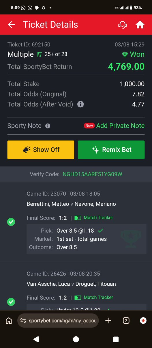 chumitex's tweet photo. @mrtennis I flex by 3... 
Congratulations 🎊.
I really appreciate it https://t.co/Ji6XMBmQrm