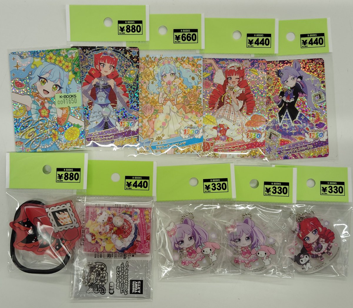 入荷情報】 おねがいアイプリ アイプリカードやアクリルヘアゴム熱海
