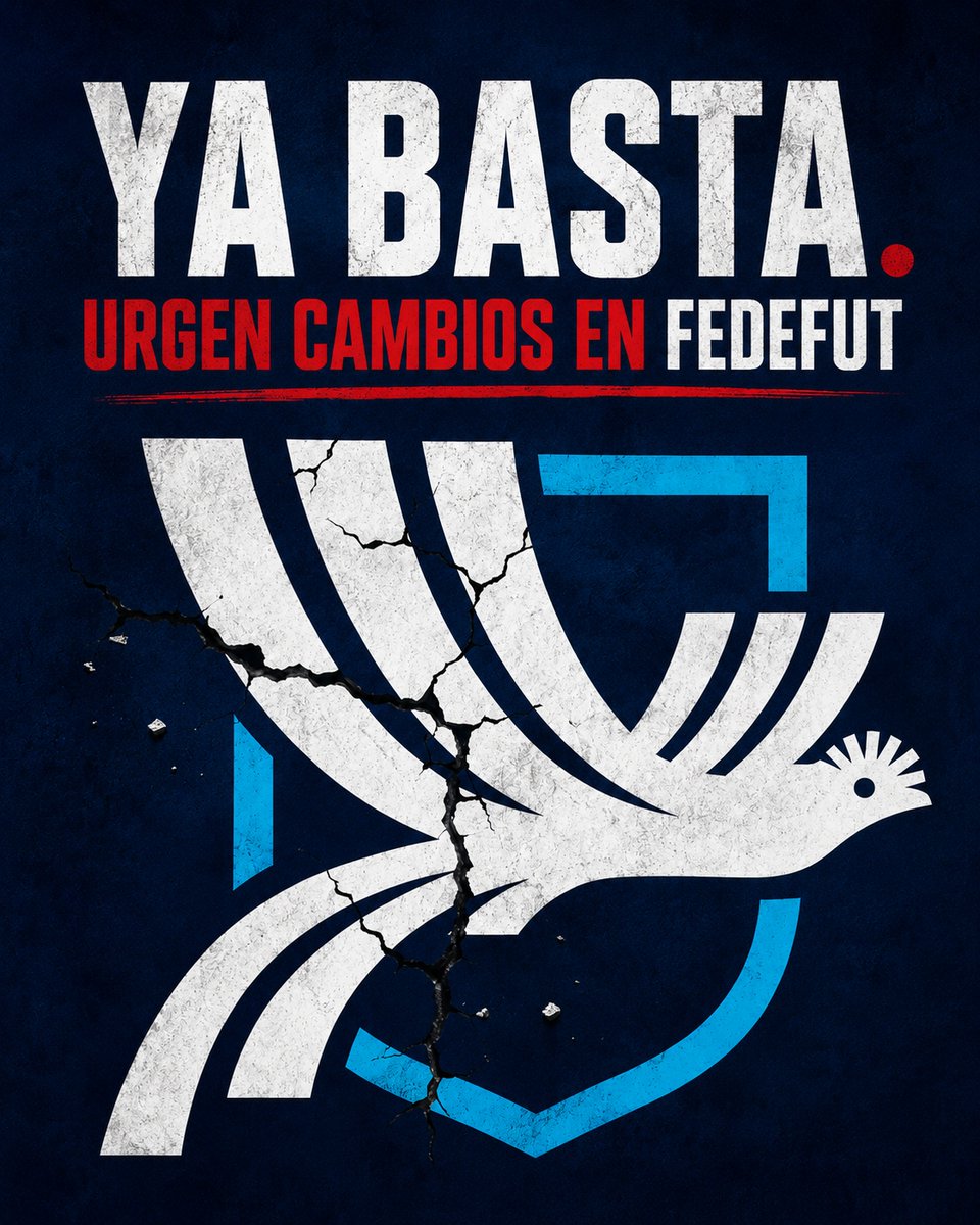 Elizabeth27gt's tweet photo. 🚨 ¡DOS AÑOS, DIEZ FRACASOS Y NADIE RESPONDE EN LA FEDEFUT!

Mientras la actual dirigencia habla de procesos, los resultados cuentan una historia completamente distinta: fracaso tras fracaso.

2025
✔️ Eliminatoria Mundialista
❌ Selección Mayor (el mayor fracaso de los últimos años al quedar fuera del Mundial)
✔️ Juegos Centroamericanos
❌ Selección de Futsal
❌ Selección de Futplaya
❌ Selección Mayor Femenina
❌ Selección Sub-23
✔️ Juegos Bolivarianos
❌ Selección de Futsal

2026
✔️ Premundiales
❌ Selección Sub-17
❌ Selección Sub-20
❌ Selección Mayor Femenina
❌ Selección Sub-17 Femenina
✔️ Juegos Centroamericanos y del Caribe
❌ Selección Sub-23

No es un accidente. No es mala suerte. Es el reflejo de una gestión que sigue sin entregar resultados.

Lo más preocupante es que los fracasos ya no distinguen categorías. La crisis alcanza a la selección mayor, las juveniles, el fútbol femenino, el futsal y el fútbol playa. Donde Guatemala compite, las eliminaciones se vuelven una constante..

¿Cuántos fracasos más necesita acumular la FEDEFUT para reconocer que las cosas no están funcionando?

¡Ya basta de conformarse con las derrotas! Guatemala merece una gestión con liderazgo, capacidad y resultados. Porque los cambios ya no pueden esperar. 

#YaBasta #UrgenCambios #Fedefut
