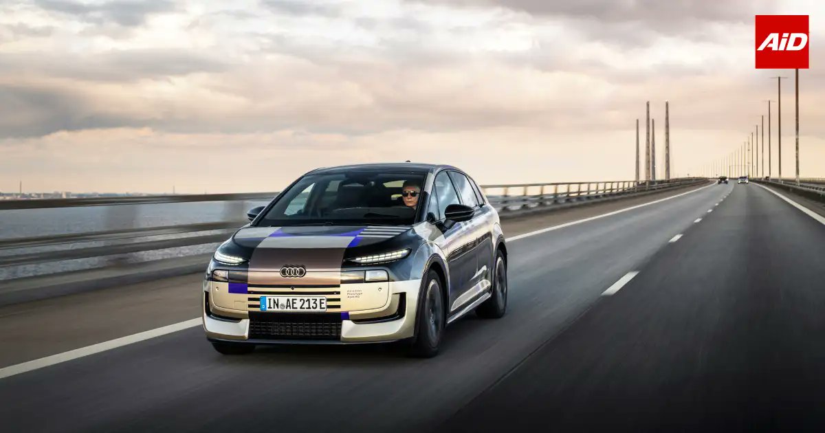 AutoIndiaDaily's tweet photo. Audi A2 e-tron revealed! ⚡

✅ 453 km WLTP Range
✅ 61 kWh Battery
✅ 7.81 km/kWh Efficiency
✅ V2L &amp; V2H Support

Audi says it's the most efficient production car the brand has ever developed.

Details: https://t.co/WRNXyxxCYW

#AudiA2eTron #AudiEV #EVNews #AutoIndiaDaily https://t.co/zJX56KoxxL