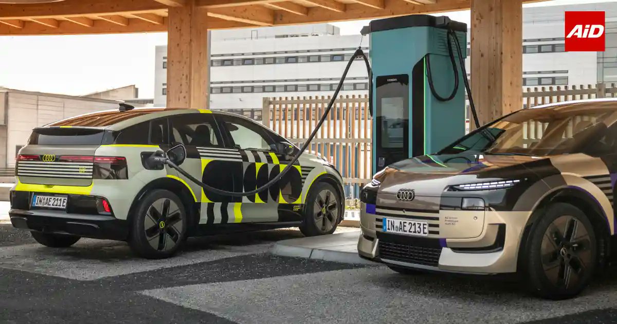 AutoIndiaDaily's tweet photo. Audi A2 e-tron revealed! ⚡

✅ 453 km WLTP Range
✅ 61 kWh Battery
✅ 7.81 km/kWh Efficiency
✅ V2L &amp; V2H Support

Audi says it's the most efficient production car the brand has ever developed.

Details: https://t.co/WRNXyxxCYW

#AudiA2eTron #AudiEV #EVNews #AutoIndiaDaily https://t.co/zJX56KoxxL